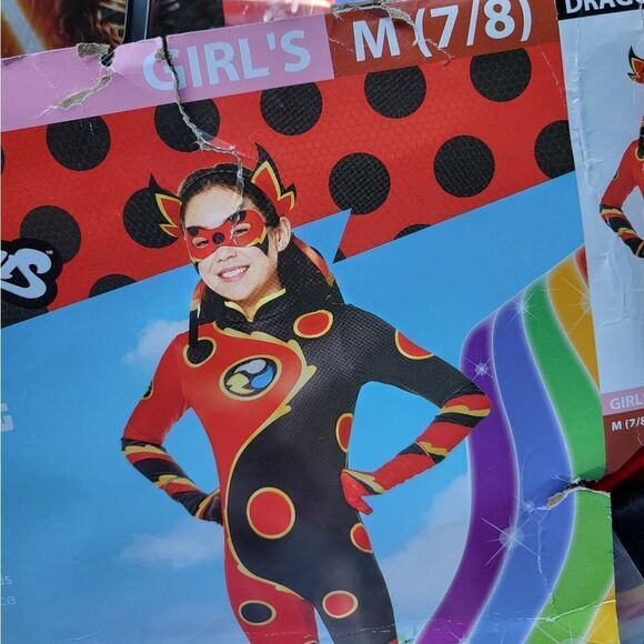NWT InSpirit Designs Miraculous Ladybug Dragon Bug Halloween Fantasy Costume - Picture 7 of 10
